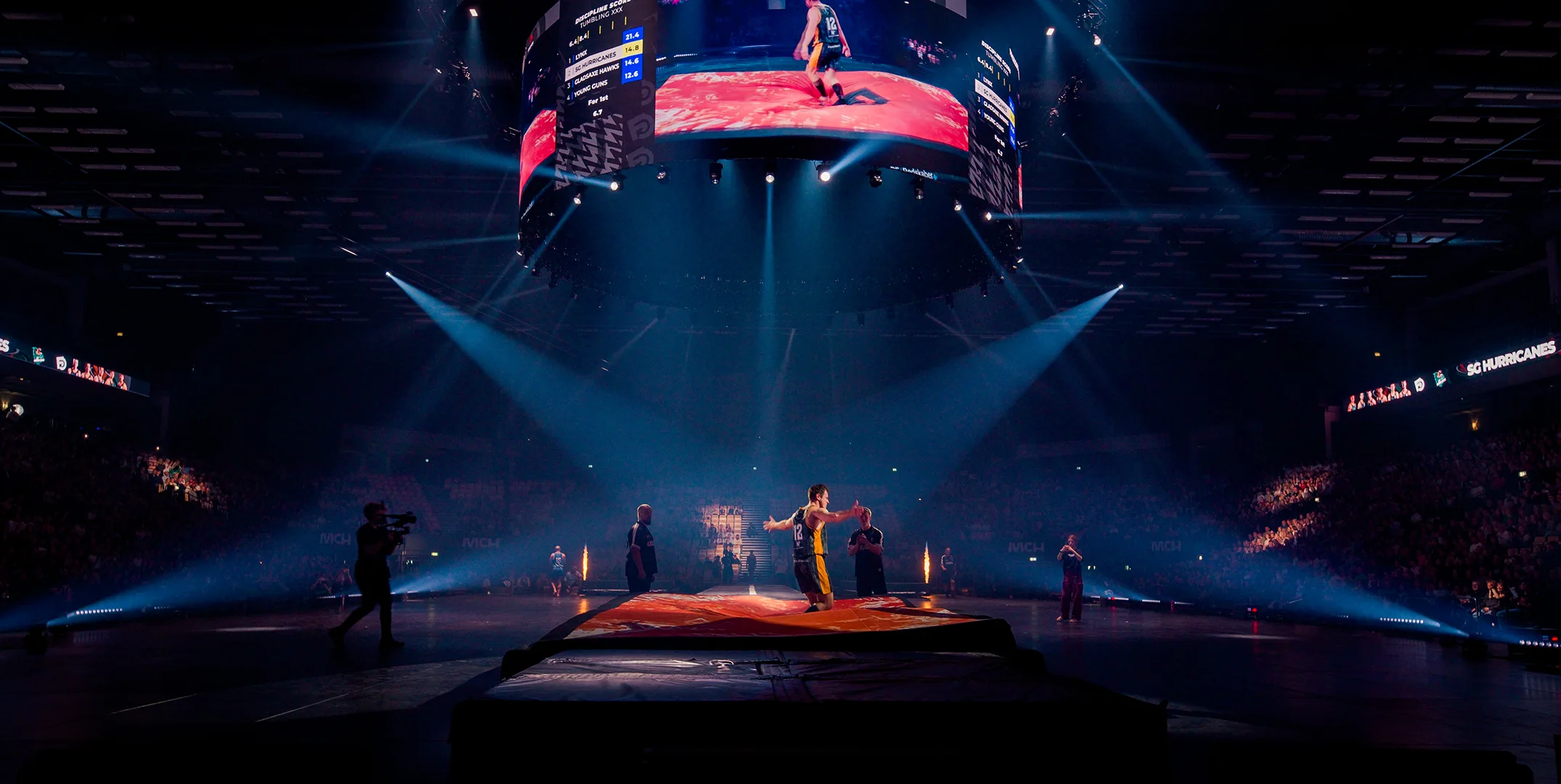 Cable cam produksjon for live tv